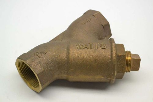 New watts y steam trap 1-1/2 in npt 400 bronze threaded strainer b380079 for sale