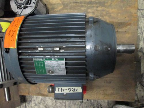 Lincoln motor s-17640 15hp 1750rpm 230/460v 40/20a enc: tefc 254tc frame used for sale