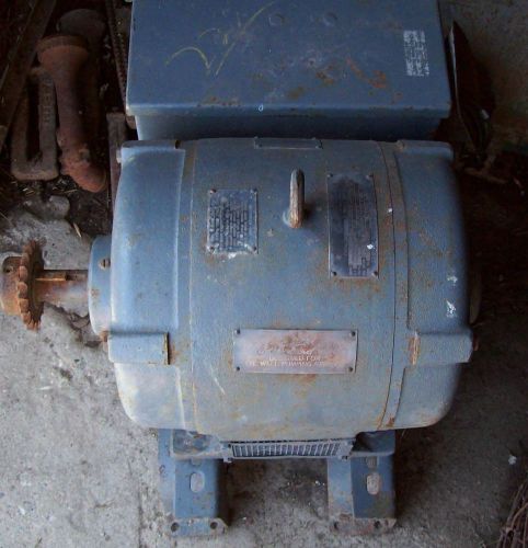 5HP Century Weather Gard Continous Operation Single Phase Oil Well Pump Motor