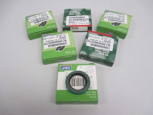 LOT 6 NEW SKF CR ASSORTED 532866 OIL GREASE SEAL D231477