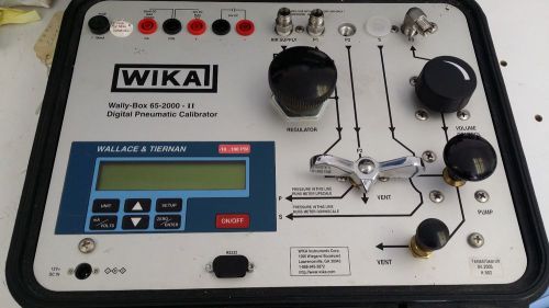 Wika wally-box 65-2000-ii digital pneumatic calibrator br for sale