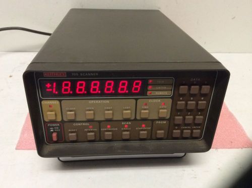 Keithley instruments 705 scanner with 7059 low voltage scanner &amp; free shipping for sale