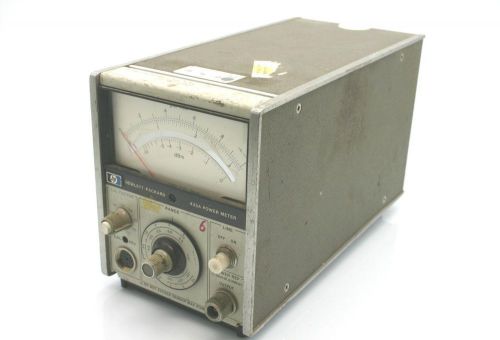 HP Agilent 435A Analog Power Meter - POWERED ON