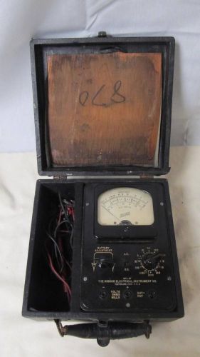 Vintage 1940&#039;s Hickok Model 955 AC / DC Volt Ohm Resistance Meter Tester
