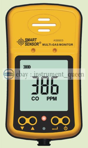 AS8903 Handheld Hydrothion H2S Carbon Monoxide CO Gas Detector Monitor 2in1