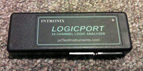 Intronix 34 Channel LA1034 Logicport Logic Analyzer Parts or Repair As-Is
