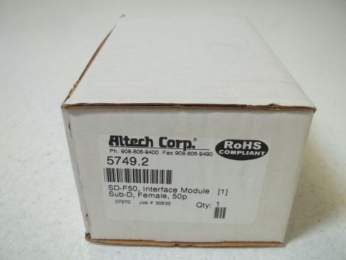 ALTECH CORP. 5749.2 SD-F50 INTERFACE MODULE*NEW IN A BOX*