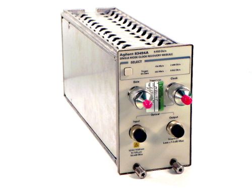 83494a agilent single mode clock recovery plug-in w/option 106 for sale