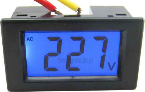 AC 80-500V LCD digital voltmeter volt panel meter voltage Monitor 110V 220V 380V