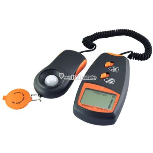 High accuracy lcd digital 100,000 lux light meter photometer luxmeter new w3le for sale