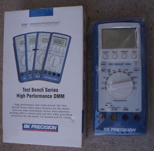 Bk precision 390a multimeter test bench w/ dual injected rubberized case (new) for sale