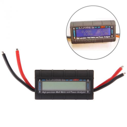 High precise 130 amps rc watt meter and power analyzer lcd display for sale