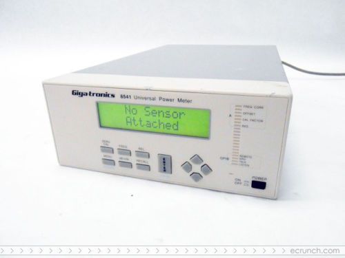 Giga-tronics 8541 universal power meter with option 03 8541-03 gigatronics for sale