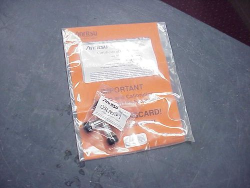 Anritsu osln50-1 open/short/load cal kit t-  in bag with calibration report for sale