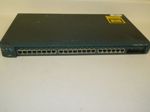 Cisco system, catalyst 2900 series xl, ws-c2924c-xl-en, 24 port, network switch for sale