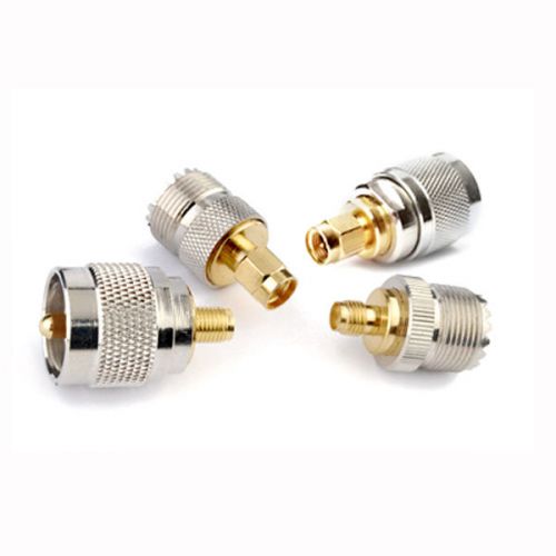 Sma-uhf rf adapter kit sma to uhf pl259 so239 4 type rf coax adapter connector for sale