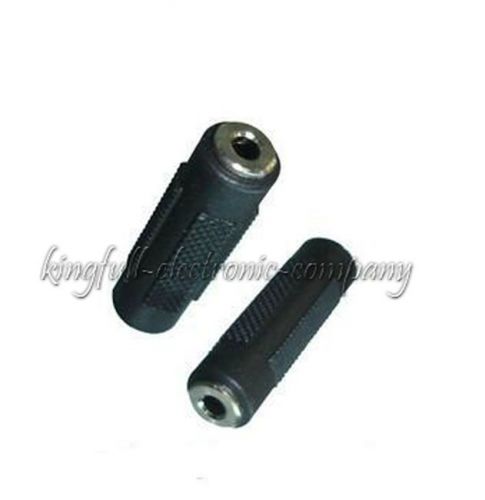 2x New 3.5mm Stereo Female Jack To 3.5mm Stereo Female Adapter Better S5
