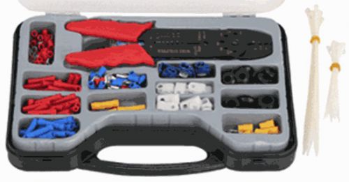 New 305 piece solderless terminal kit w/crimper tool for sale