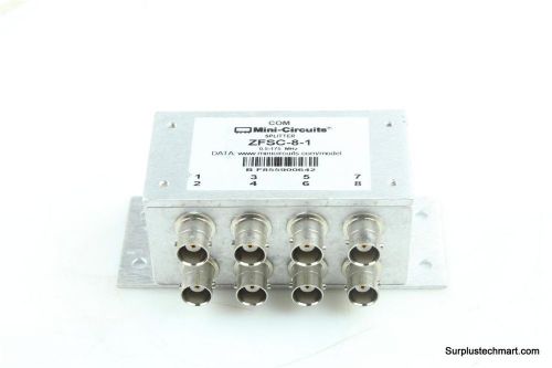 Mini Circuits ZFSC-8-1 8-WAY Power Splitter/Combiner 75 OHMS 0.5-175Mhz BNC-F