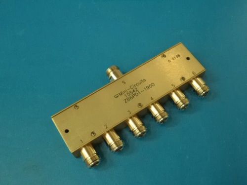 MINI-CIRCUITS ZB6PD1-1900, POWER SPLITTER/COMBINER, 6 WAY, 50 OHM, 1700-1900 MHz