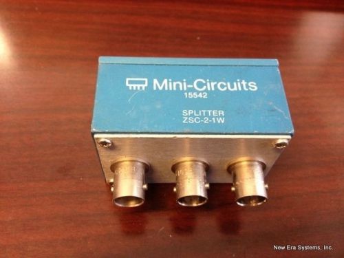 Mini Circuits ZSC-2-1W 2-WAY Power Splitter/Combiner 75 OHMS 1-650Mhz BNC-F