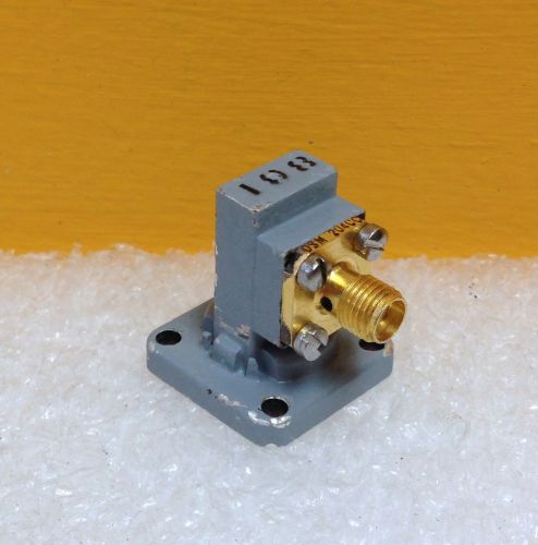 Waveline 801-WLM (WR-42)18.0 to 26.5 GHz to SMA (F) Waveguide to Coaxial Adapter
