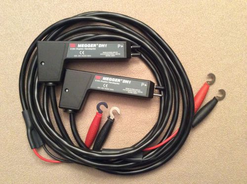 MEGGER DH1 Test Leads (pair) with Duplex Hand Spike 2.5m 20 amps