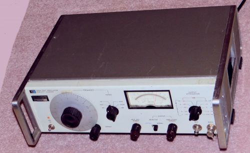 Hp 652a signal generator sine wave tested good 10 hz - 10 mhz  50/600 -70+20 dbm for sale