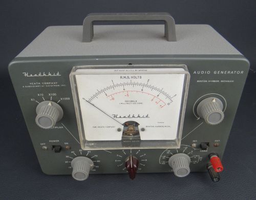 Heathkit Audio Generator Model AG-9A in working condition.