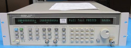 Agilent HP 83752A 20GHz Sweeper Generator Calibrated