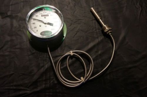 REO Thermometer 0-240 Degrees Temp Probe New
