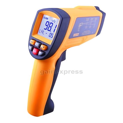 20:1 Digital Professional IR Infrared Laser Thermometer 0.1~1EM Pyrometer 2102°F