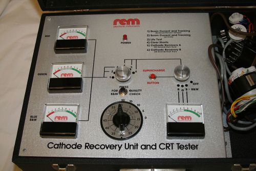 REM Cathode Recovery Unit and CRT Tester Super Clean Beltron Status Vintage TV