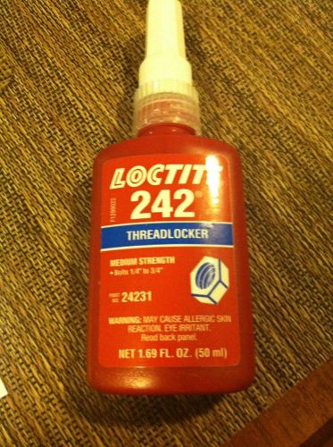 loctite 242 Medium Strength Thread Locker. 1.69 fl. oz. Bottle.