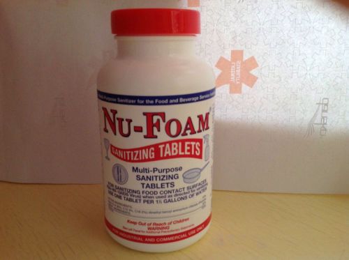 NU-FOAM MULTI-PURPOSE SANITIZING TABLETS 100-TABLETS per CONTAINER