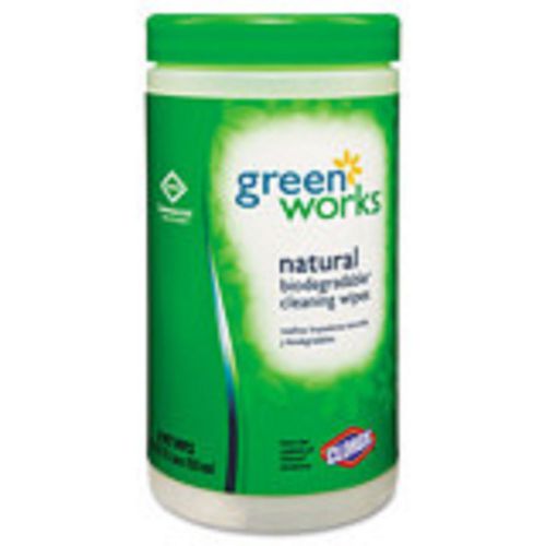 Clorox green works natural plant fiber wipes, 62 wipes per canister for sale