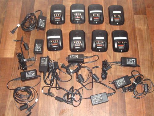 LOT OF 8 MOTOROLAS IMPRES WPLN4226A CHARGER BASE FOR XPR6300 XPR65500 CPR6580