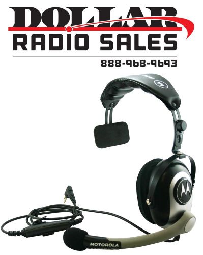 Motorola single muff heavy duty nfl style headset rmn5047a rmn5047 cp200 p1225 for sale