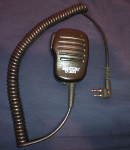 Tecnet ta-850x heavy duty speaker microphone tested - 100% working condition for sale