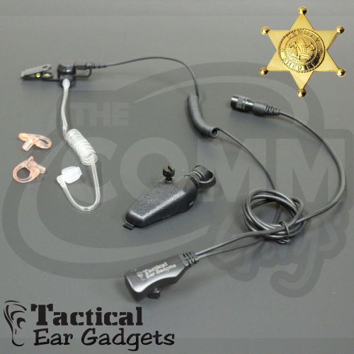 Hawk lapel mic earpiece kenwood tk5210 tk2180 tk3180 nx200 nx300 police radio for sale