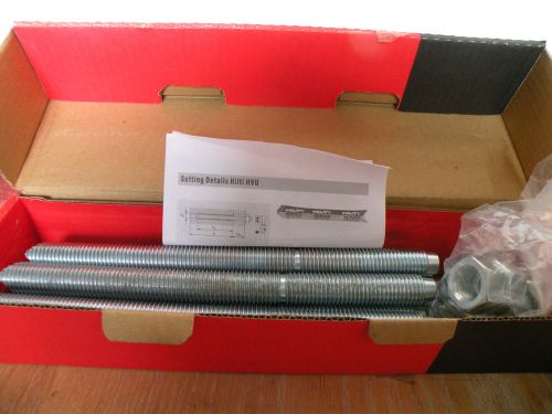 HILTI Anchor Rod HAS-E M20x170/68 Box of 10 with Nuts/Washers