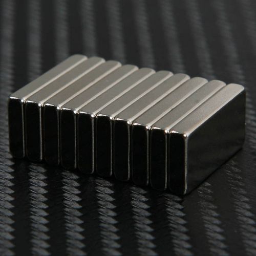 10pcs Super Strong Block Cuboid Fridge Magnets Rare Earth Neodymium 20x10 NoC8DJ