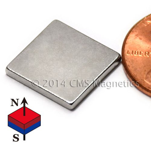 Grade N45 Neodymium Magnet 1/2x1/2x1/16&#034; Rare Earth Magnet 500 PC