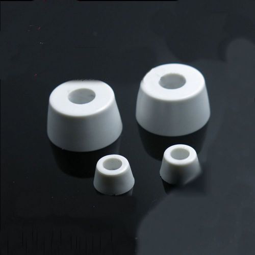 10pcs 4mm id hole 18*15*5m white latex rubber feet rubber pad for sale