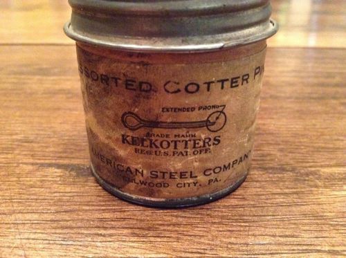 vintage american steel company cotter pins