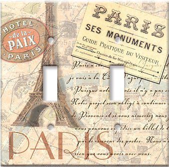Paris Switch Plate - Double Toggle