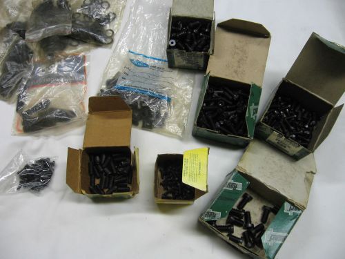 Lot of 250+ cap screws, allen set screws - various sizes - plus extra items for sale