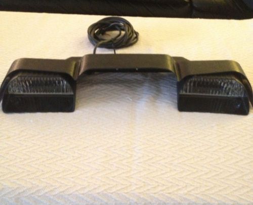 Ford crown victoria police m-tech stop/deck strobe lights clear lens for sale