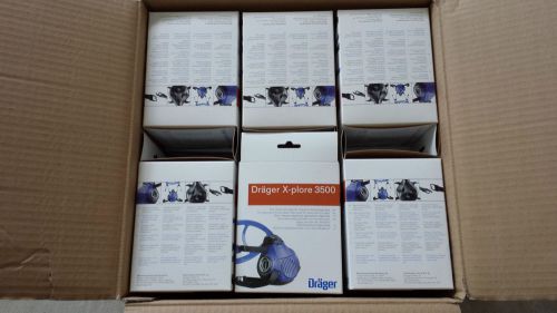 Drager X-plore 3500 Premium Half Mask R55350 Brand New In Original Box Qty 12