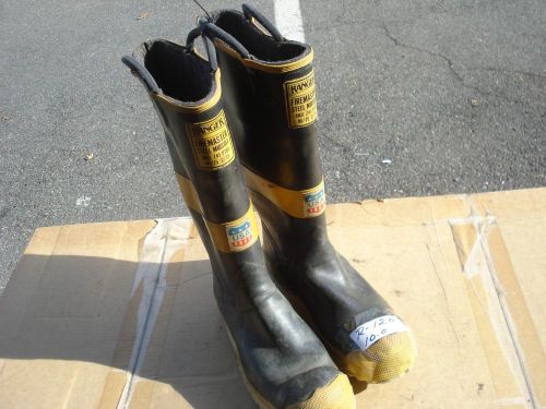 Ranger FIRE MASTER Firefighter Turn Out Gear Rubber Boots Steel Toe 10.0....R120